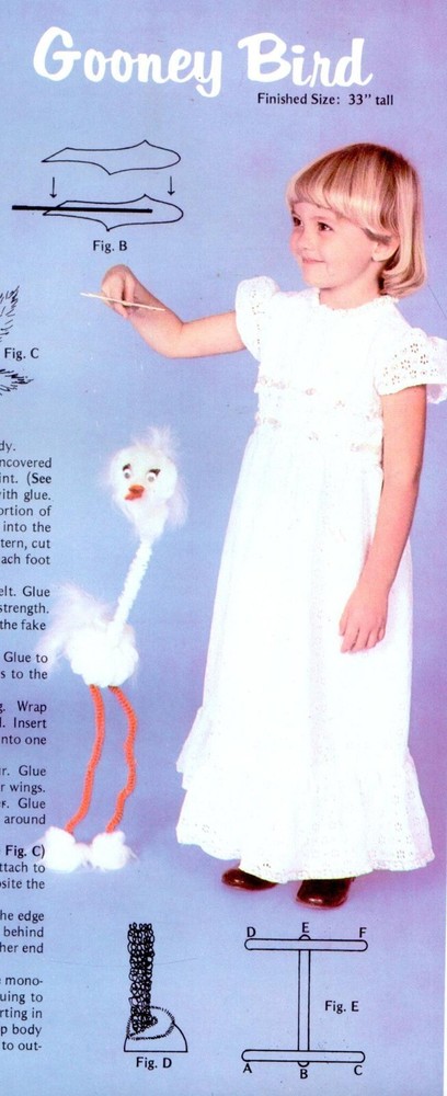 Chenille Circus VTG 1970's Doll & Animal Making Craft Projects Patterns Book