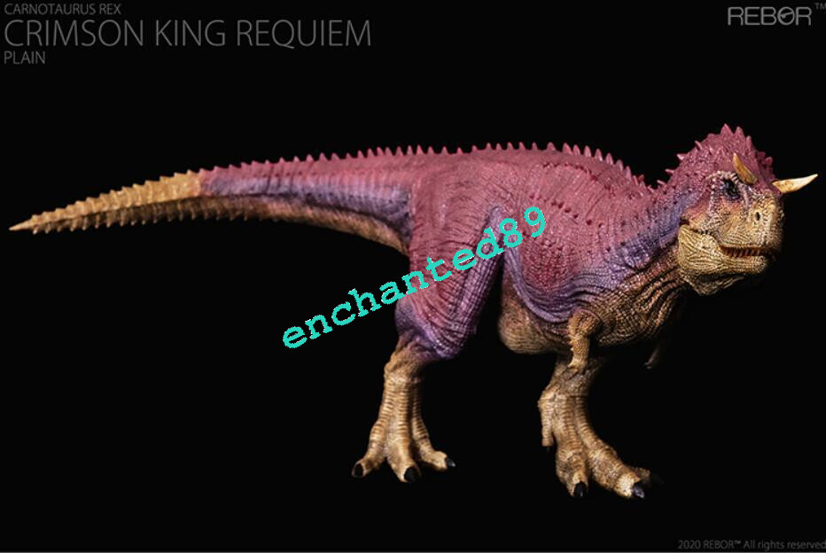 REBOR Carnotaurus Dinosaur Statue Model CRIMSON KING REQUIEM PLAIN Version