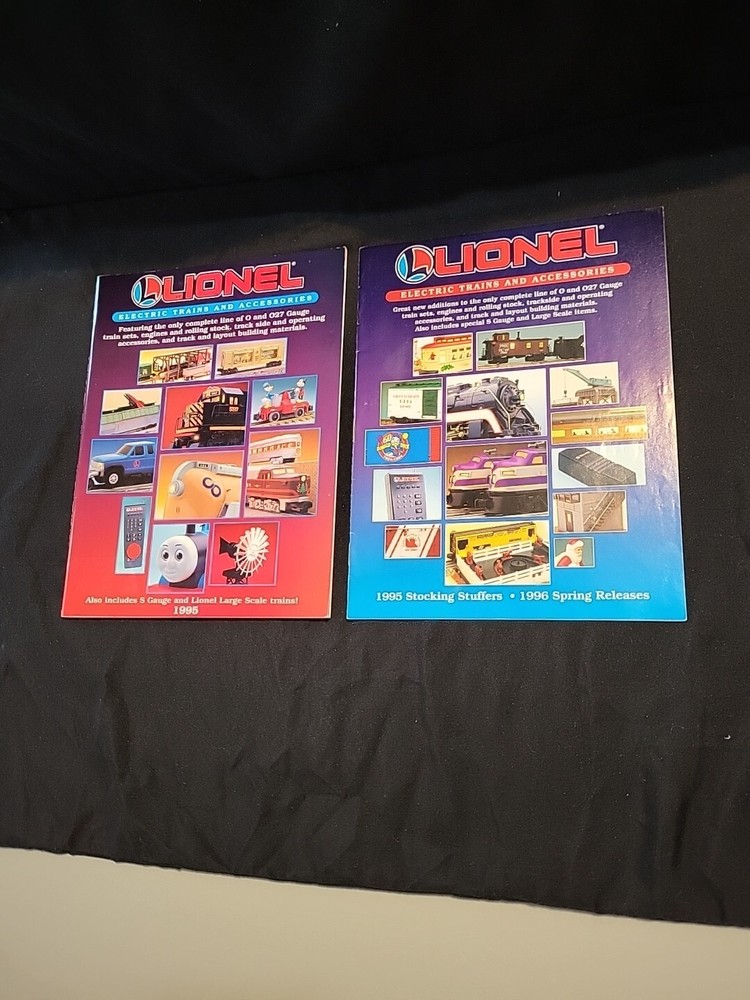 Lionel Train 1995 Full Catalog & 1995 Stocking Stuffers 1996 Spring Release