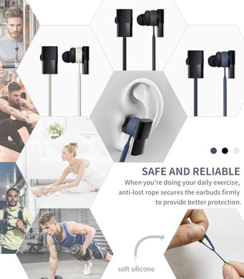 Anti-Lost Strap for Status Audio Between Pro/3ANC Earbuds, Black