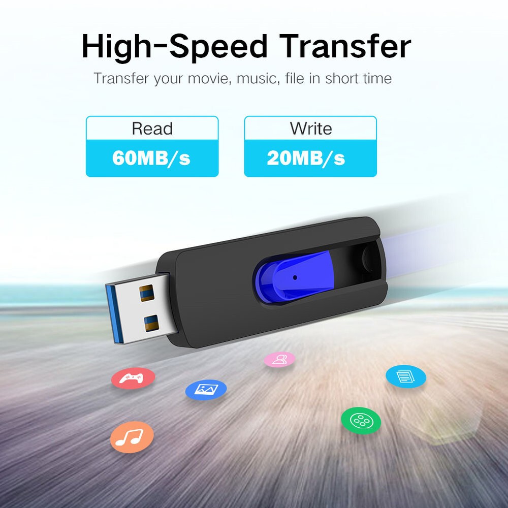 16GB USB 3.0 Flash Drive Memory Stick Pen Thumb Flash Drive Data Storage