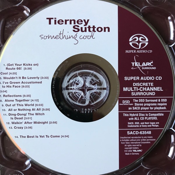 Tierney Sutton - Something Cool (Multichannel Hybr ** Free Shipping**