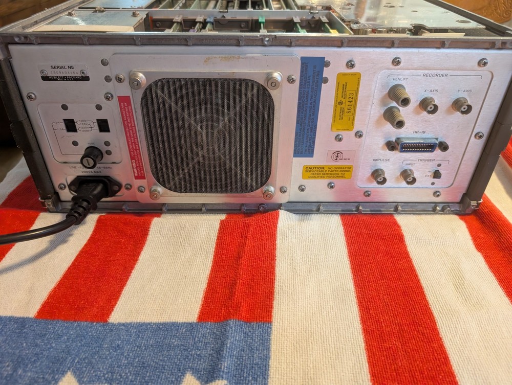 HP 3582A Dual-Channel Dynamic Spectrum Analyzer - Powers Up, CRT Does Not Work