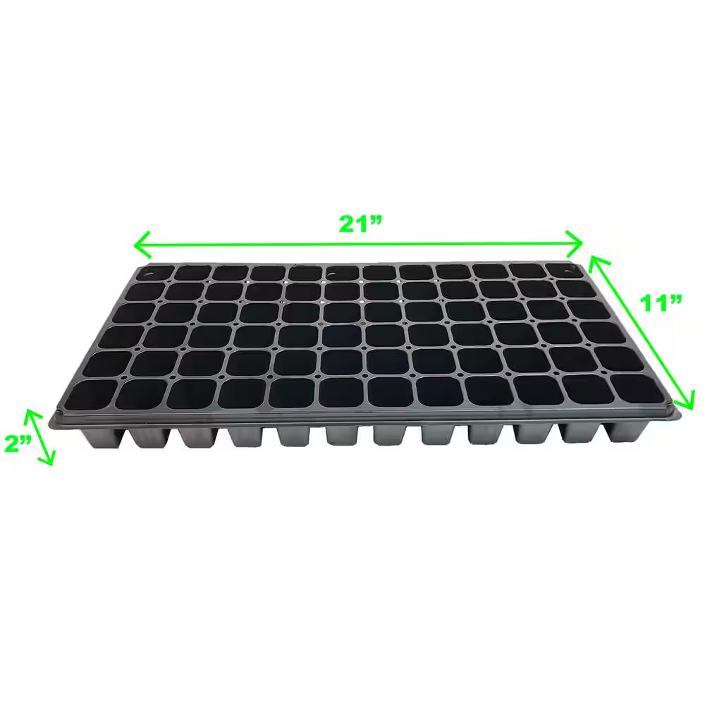 72 Cell Seedling Grow Plugs Starter Trays (10-Pack)