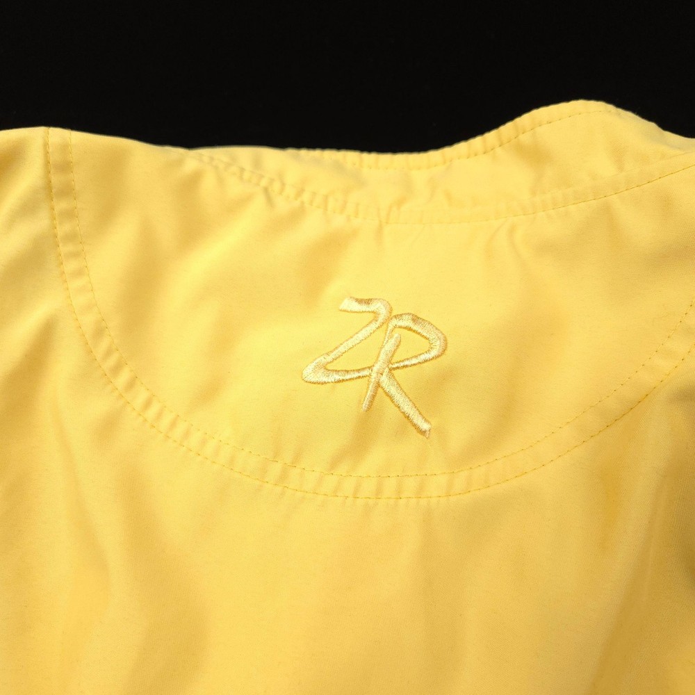 Zero Restriction -Estancia Pullover Mens -L Yellow Golf windbreaker jacket Snap