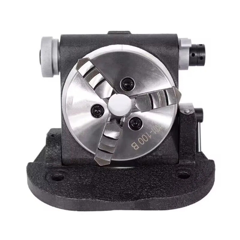 4 Inches Micro Horizontal Universal Indexing Head Simple Indexing Plate