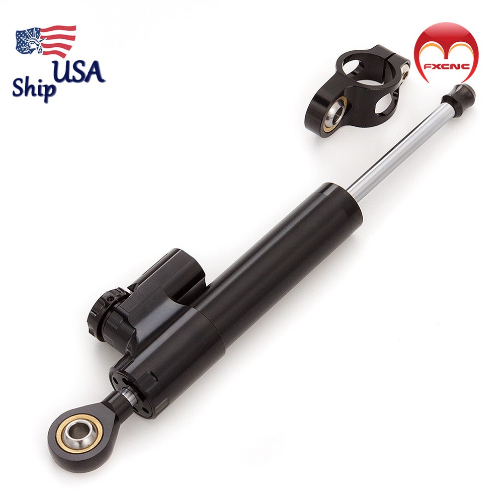 Motorcycle Steering Damper Stabilizer Linear Reversed Safe Control Universal