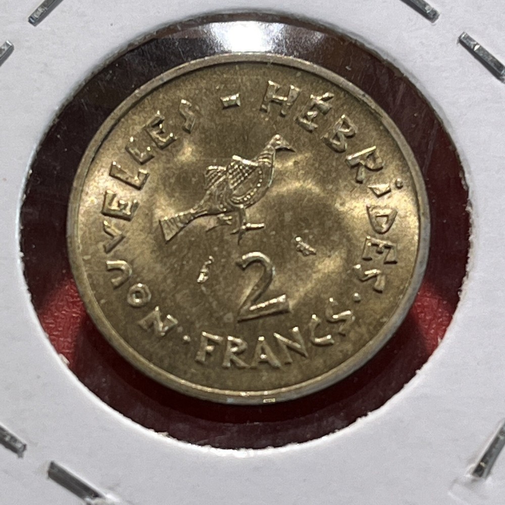 New Hebrides 2 Francs 1973 UNC (Sc68/166)
