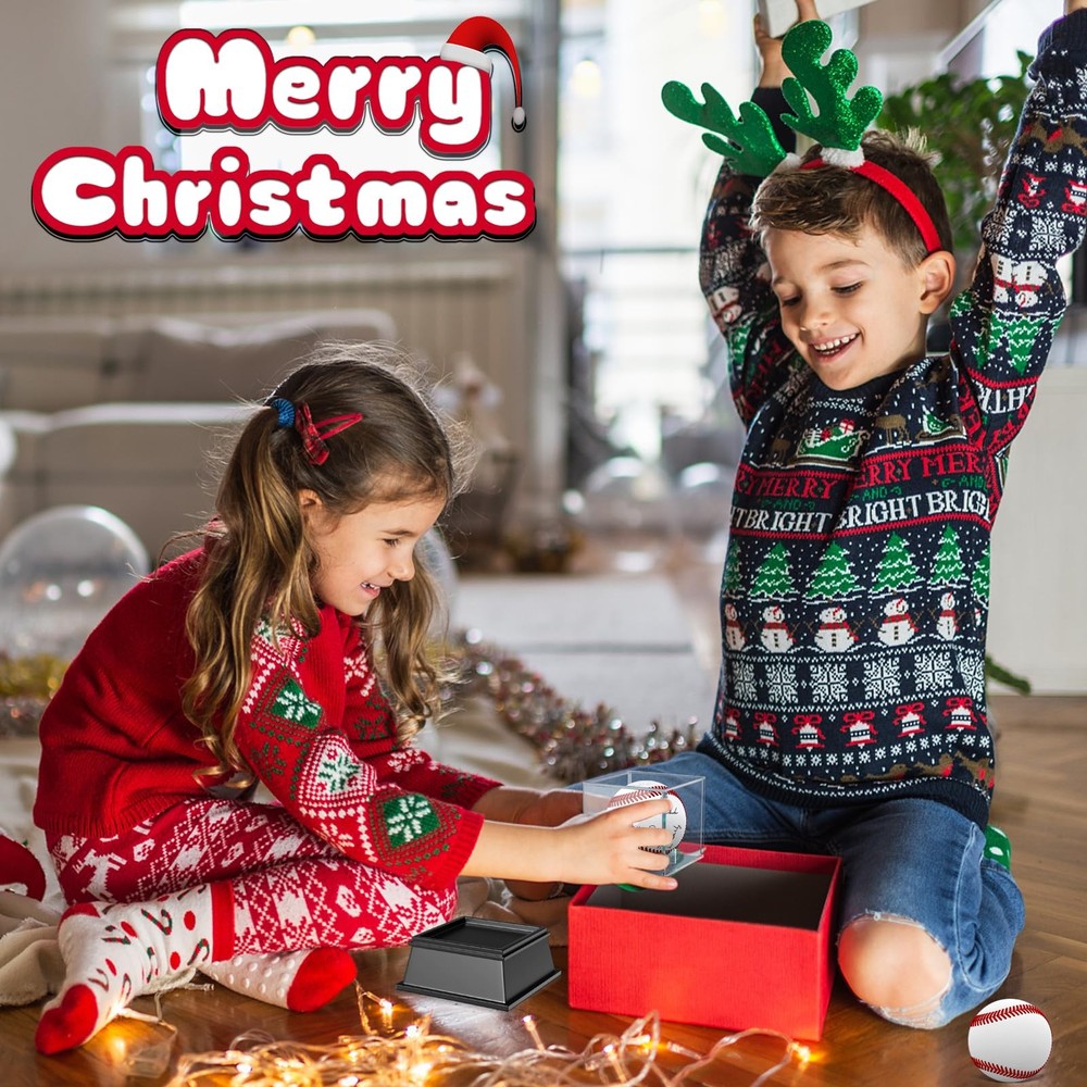 Baseball Display Case, Baseball Holder Display Case, Acrylic UV Protected Bas...