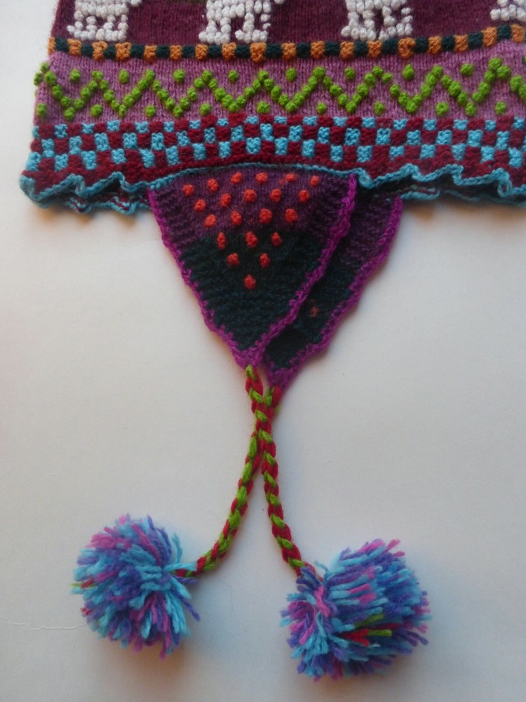 Peruvian Andean Mountain Shaman Chullo Hat