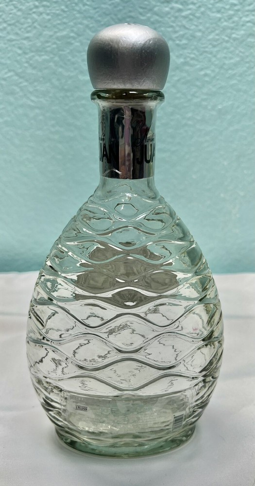 Number Juan Tequila Blanco 750ml Bottle-Empty