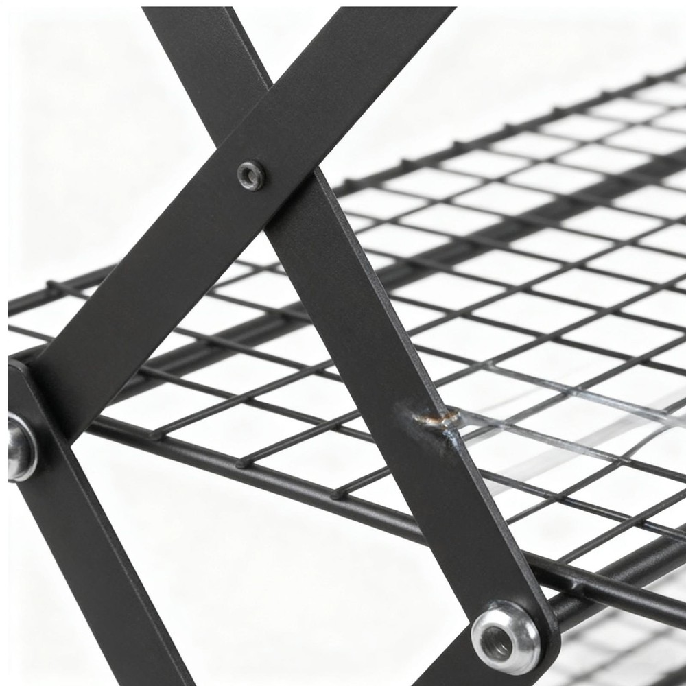 Baking Rack 4-Tier Stackable Foldable Storage Organizer Grill Rack Amicable