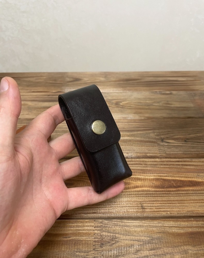 Leather Sheath with Belt Loop for Leatherman Multitool Wave , Bond , Pulse ….