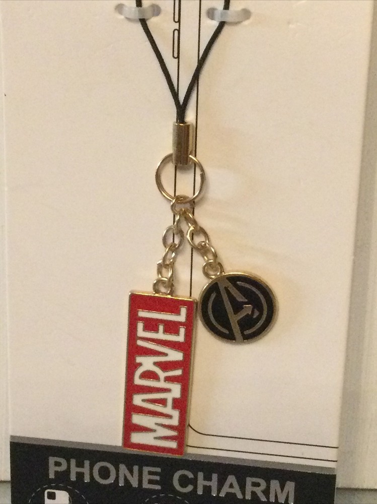 MARVEL LOGO PHONE BAG CHARM PRIMARK DISNEY