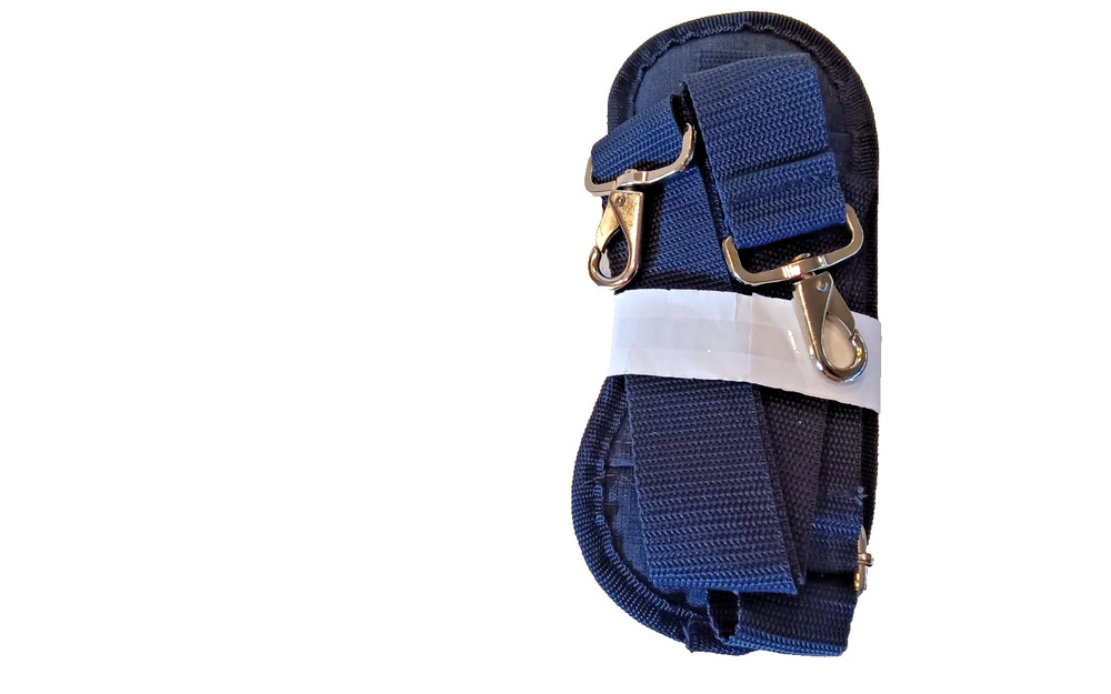 Blue Expandable Shoulder Strap