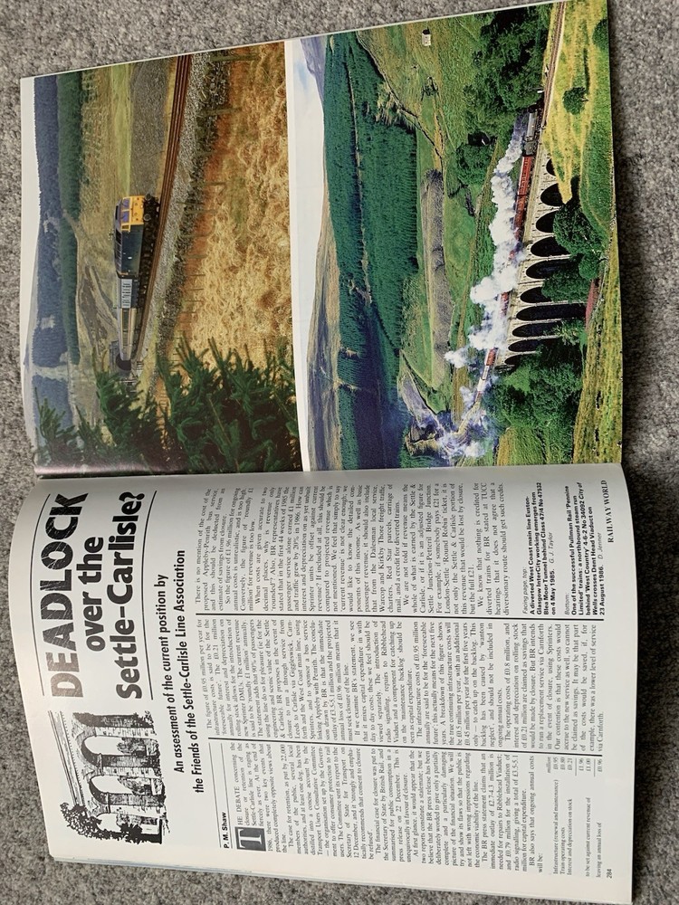 Railway World Magazine - 1987 - May issue -GC Compound Atlantics etc.