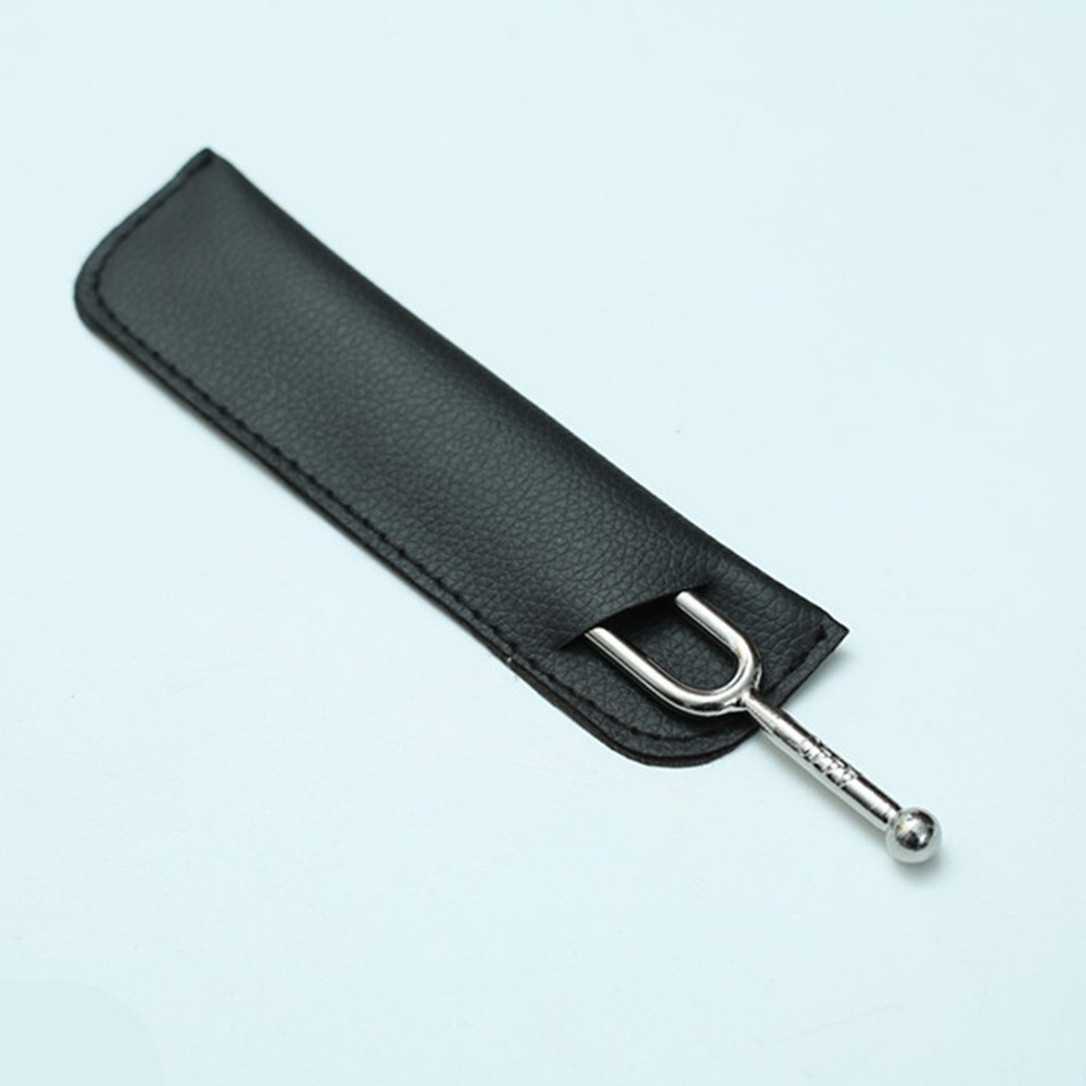 3Pcs Round Tuning Fork Storage Pouches Tuning Fork Storage PU Containers