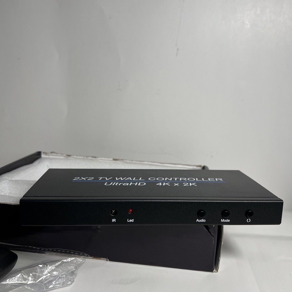 2x2 Video Wall Controller Splitter 4 Channel TV Video Processor HD 4K x 2K READ
