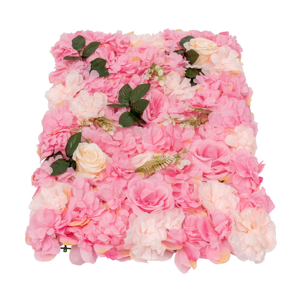 Flower Wall Panel, Artificial Floral Backdrop, Wall Decoration Backdrop