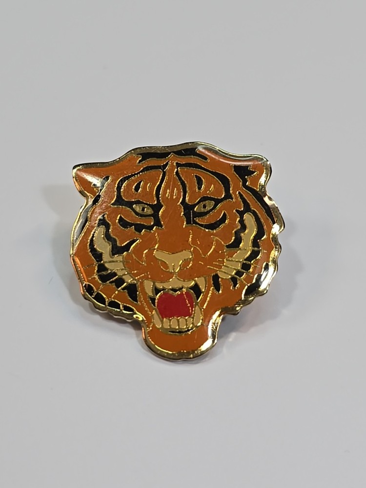 Tiger Head Lapel Pin