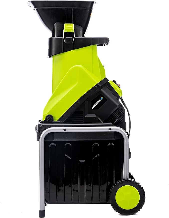 15 Amp Electric Garden Chipper with Collection Bin