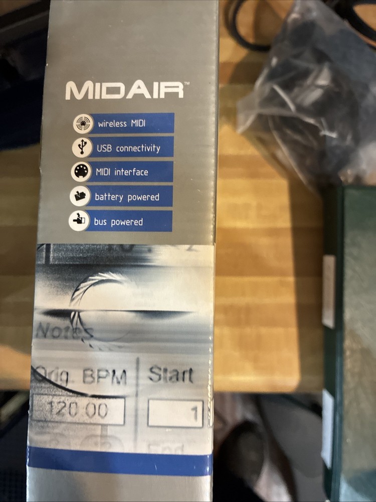 MIDAIR WIRELESS MIDI Transmitter And Receiver