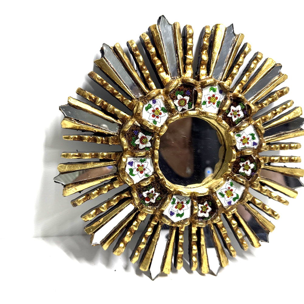 *Peruvian Reverse Painted Mirror