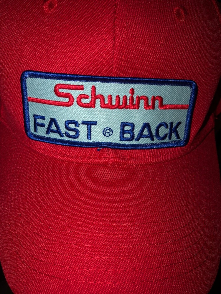 Stingray RED FASTBACK Hat RED Baseball cap with metal tag