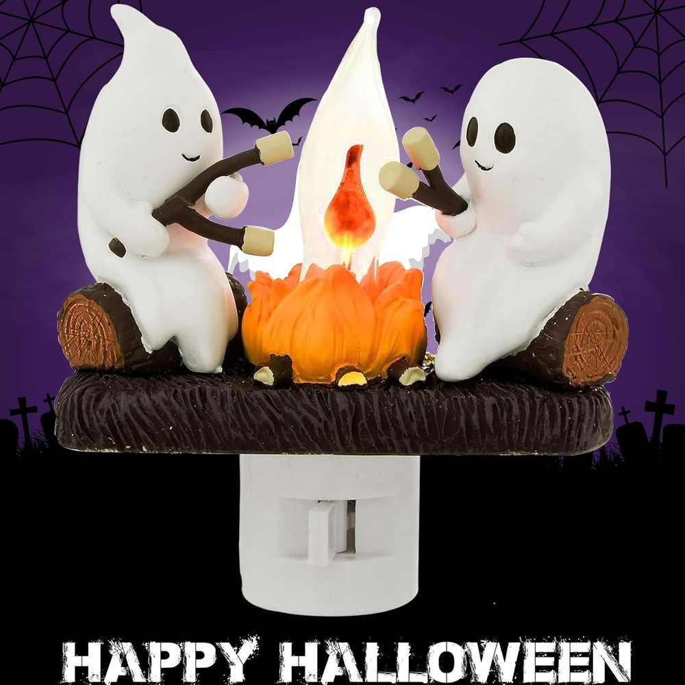 Ghost Campfire Nightlight Halloween Ghost
