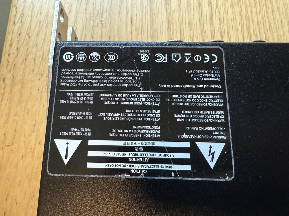 Powersoft T604 Power Amplifier