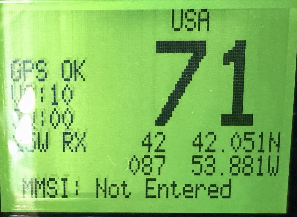 Raymarine Ray240 VHF Black Box Processor Module ONLY, Tested, Clear MMSI