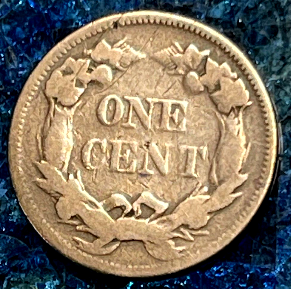 1858 FLYING EAGLE CENT PENNY COPPER NICKEL US TYPE COIN