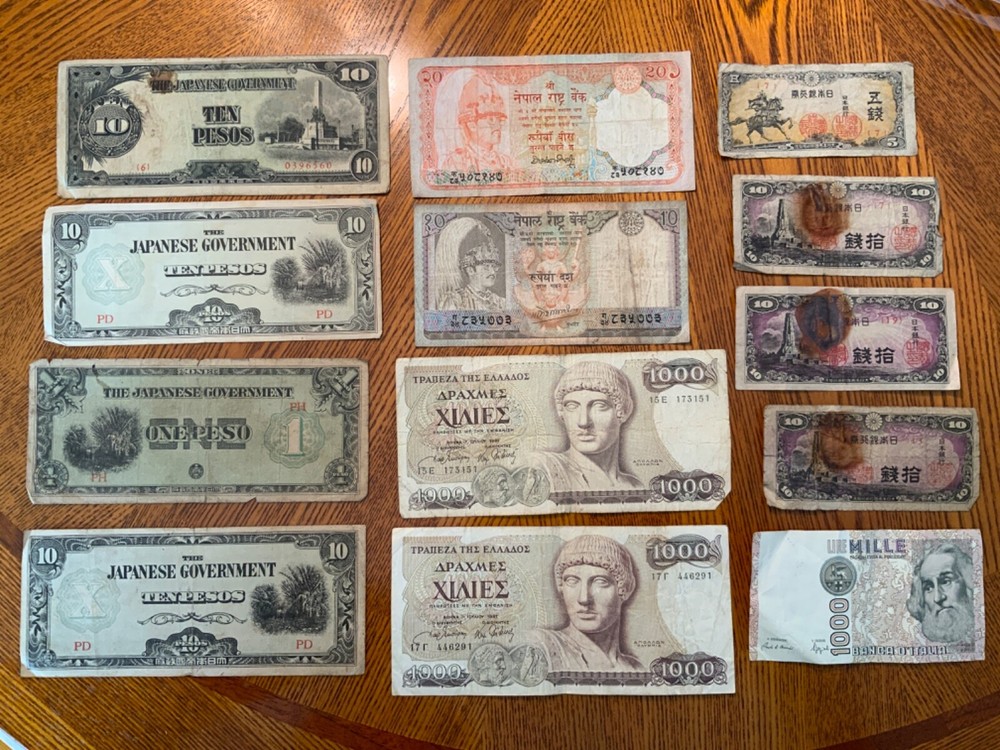 Vintage  Banknote Lot , World Wide.