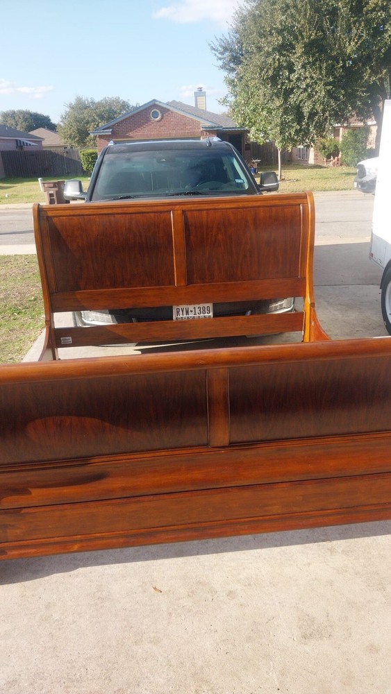 Ethan Allen Tuscany Sleigh Bed King Bed Frame