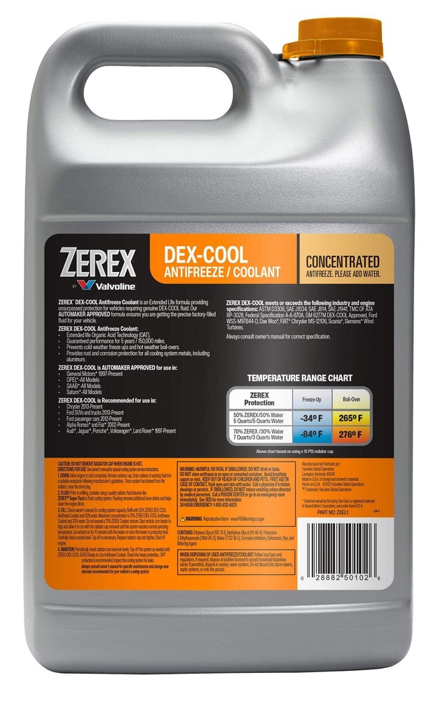 Zerex Dex-Cool Concentrate Antifreeze