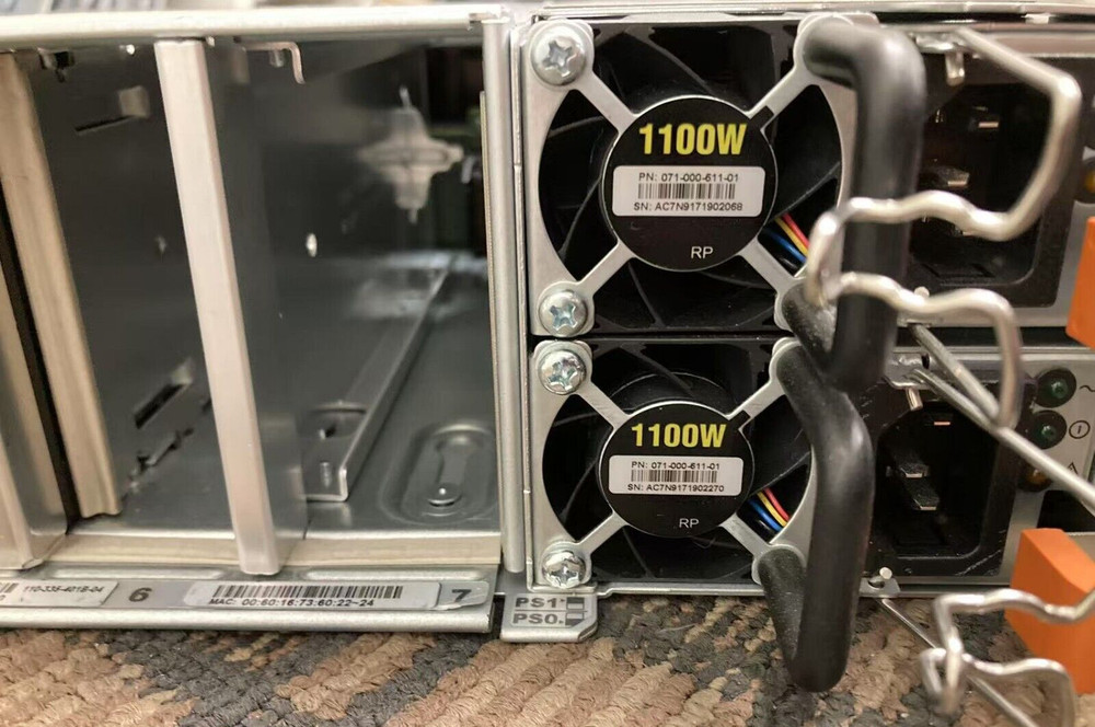 EMC DATA DOMAIN DD9300 Barebones Chassis w/ Service Processor + 2x 1100W PSU