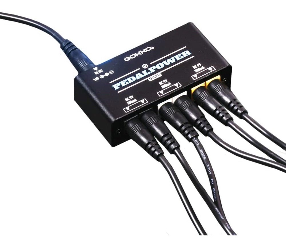 Mini Pedal Power Supply with 6 Outputs (GK-37)