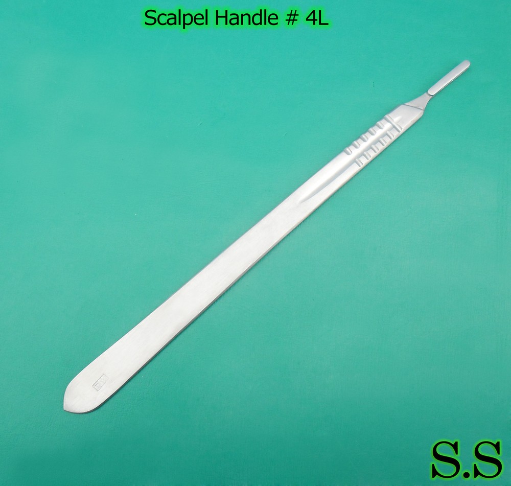 6-EA KNIFE HANDLE #4L SURGICAL,VETERINARY INSTRUMENTS