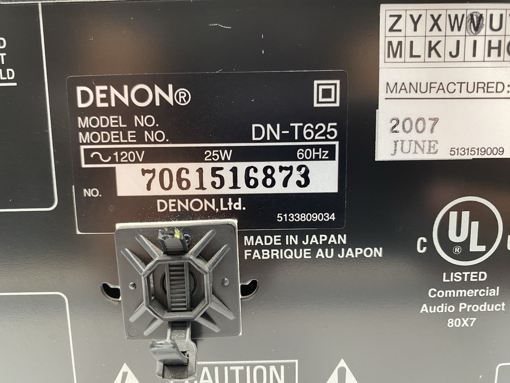 Denon DN-T625 Professional CD/Cassette W Rack Mounts