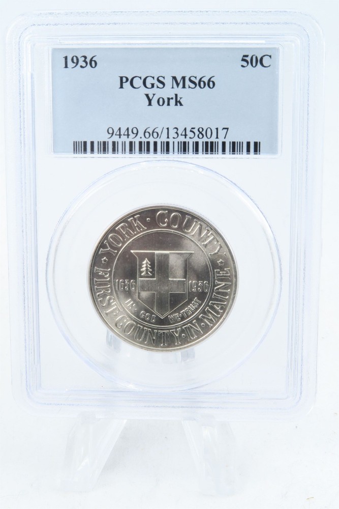 1936-P PCGS MS66 York Classic Commemorative Half Dollar 50C