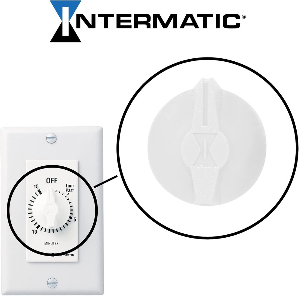 Intermatic 146MT574 Timer Knob For FD Series Spring Wound Timers - White