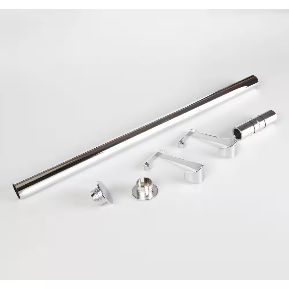 Genevieve 2 Ft. Adjustable Closet Organizer Hanging Rod