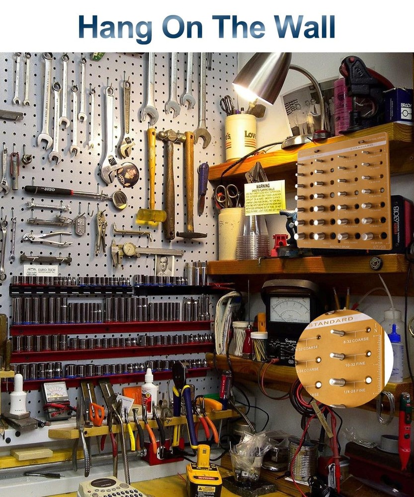 28 Nut and Bolt Thread Checker Bolt Identifier Board Bolt and Nut Identifier....
