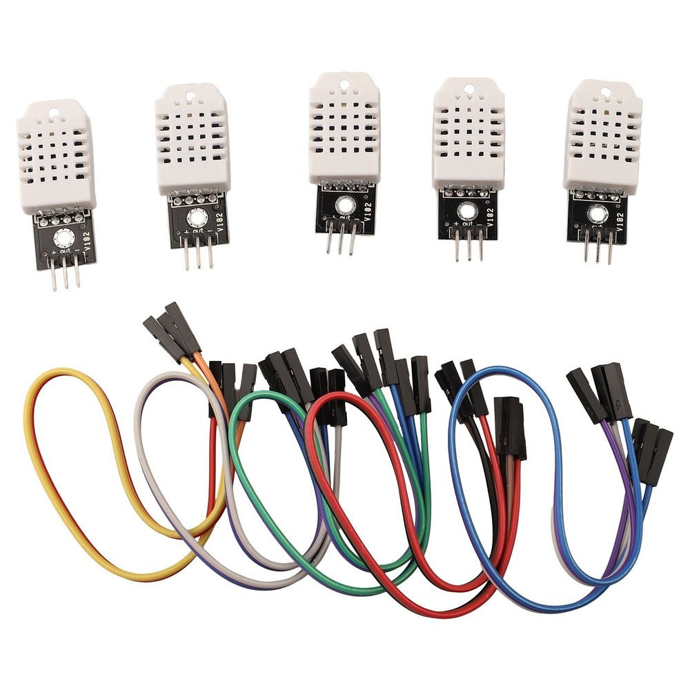 5 Piece Sensor Module for Temperature and Humidity Measurement Applications