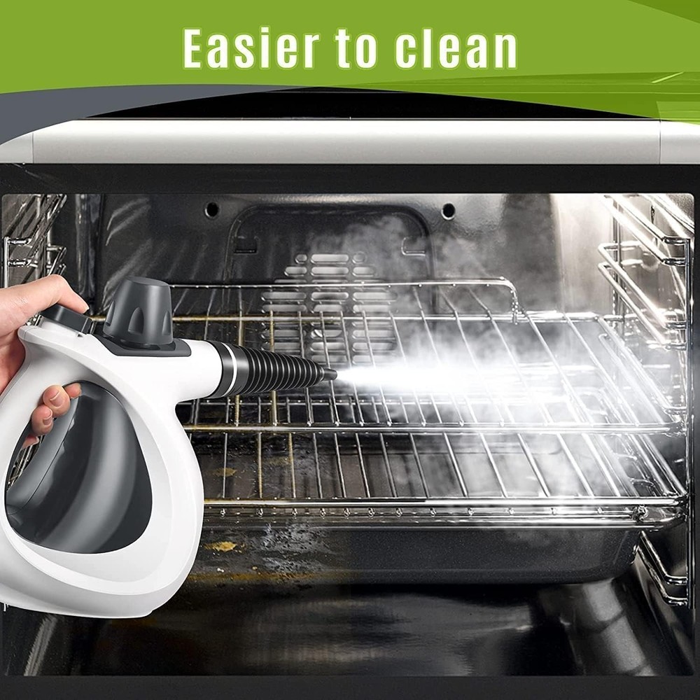 Handheld Multi-Surface Steamer with 12 Accessories - Powerful & Lightweight