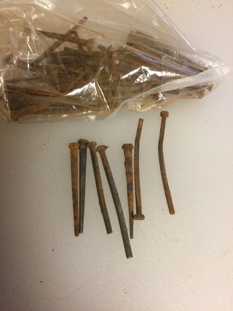 Repurposed Square Nails 50 pieces