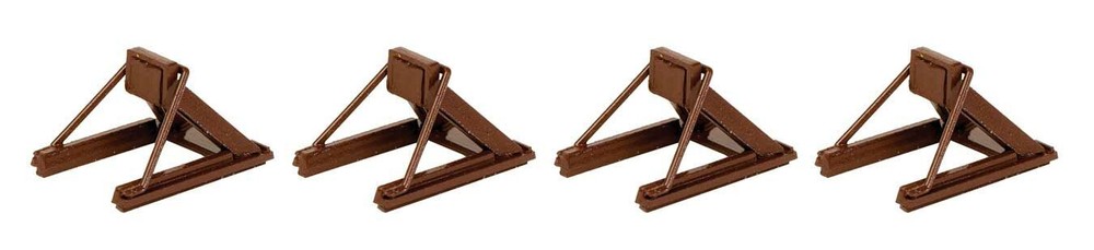 Walthers 948-83109 Assembled Track Bumper (4) Brown HO Scale