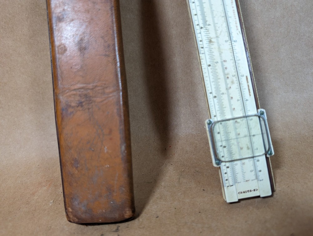 K&E Keuffel & Esser 4053 Log Log Duplex Decitrig Slide Rule w/ Case
