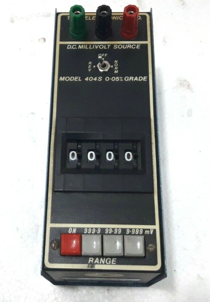 Time Electronics 404S DC Millivolt Source Multi Function Calibrator With Case