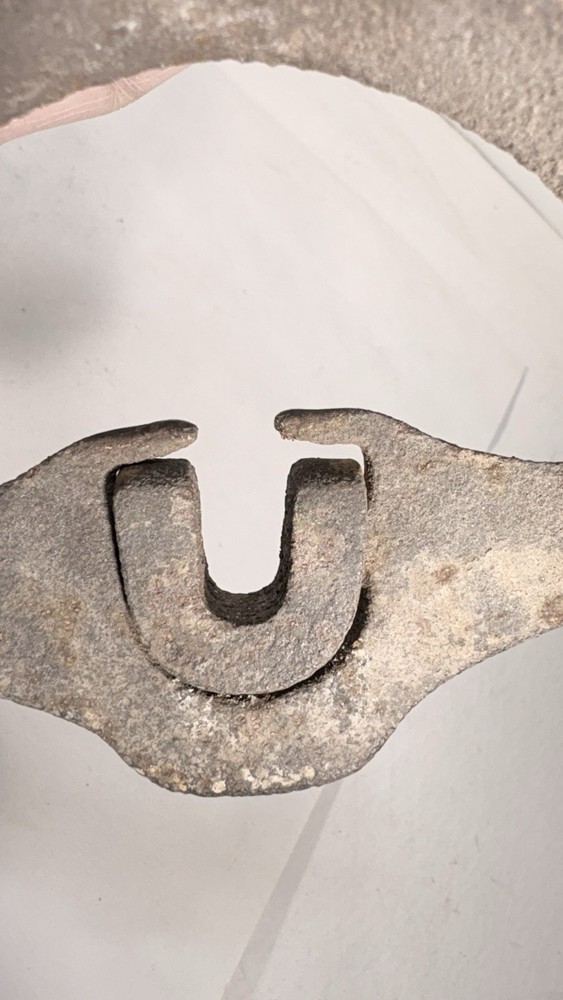 Antique Cast-Iron Blacksmith Hardware 1885 U